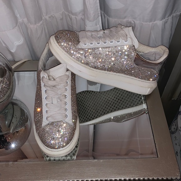 Steve Madden Shoes - Rhinestone platform Steve Madden Sneakers